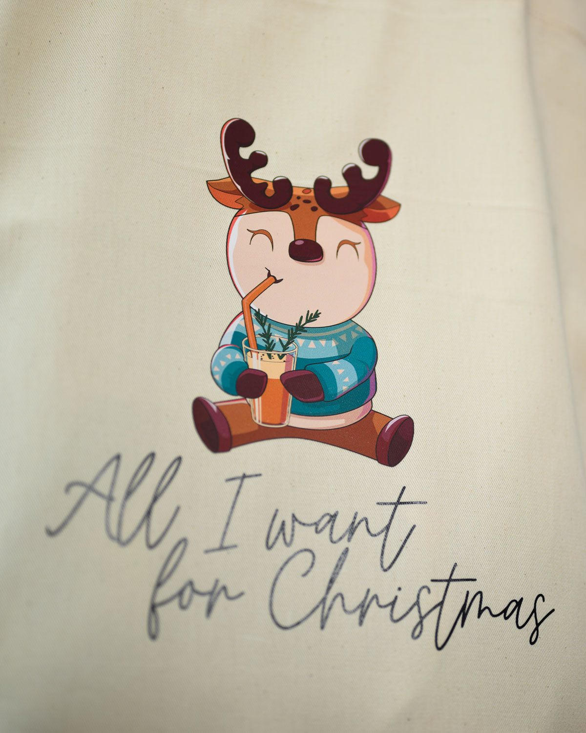 Bio-Baumwolltasche „Sally – All I Want for Christmas“